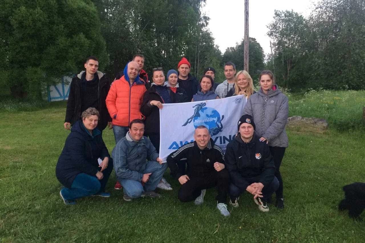 Команда AquaWorld Diving отметила День России